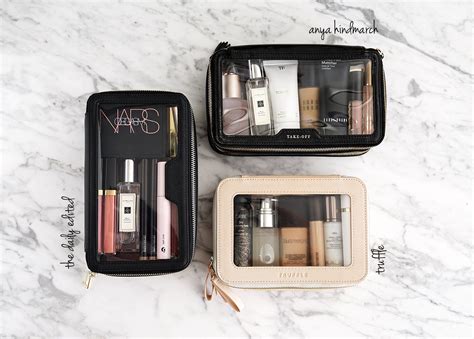 truffle bags dupe|The Daily Edited Transparent Cosmetic Case vs. Anya .